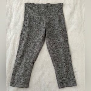 Grey Athletic Champion Capris, high wasted